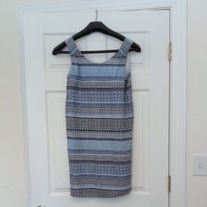 Lila Rose Blue and Black Dress